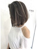 Rumor×【外国人ハイライトカラー】アッシュブルージュカラー