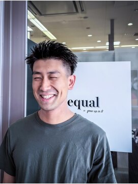 イコール(equal) ツーブロックスパイキーショート