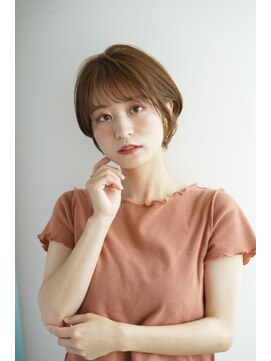 ルフュージュ バイ プロデュース 相模大野店(Refuge by Produce) くびれショート/マロンベージュ