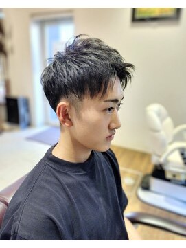 クラッチ メンズツーブロックカット