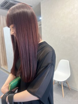 ラミュー(La Mieux) チェリーレッド髪質改善カラー