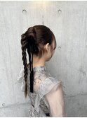 カチモリヘアアレンジ