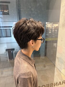 ロックス バイ マグ 松本(rocks BY MAG) ビジネス◎刈り上げ無しセンターパート×スパイキーショート