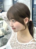 【顔周りレイヤー】黒髪カタログ/クラゲヘアー/小顔に見せるヘア