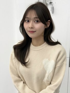 アマトウキョウスマートサロン(AMA TOKYO×Smart Salon) くびれレイヤー/顔まわりカット/レイヤーカット/小顔ヘア