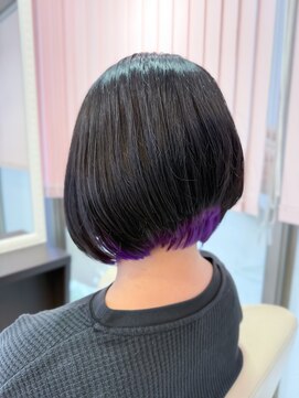 エムタニグチブランシェ(M.TANIGUCHI Branche') パープルインナーボブ