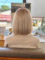 コトカ 千葉(KOTKA) デジタルパーマ/ワンホンレイヤー/ミルクティーブロンド/卵型