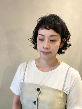 ラトリエコンタン(L´atelier Content) 【LatelierContent Yumi】ショートミディアムパーマ