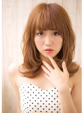 アズーア ヘアーアンドスパ(azure hair&spa) 外はねがかわいい！ゆるふわセミディ　【横浜駅】