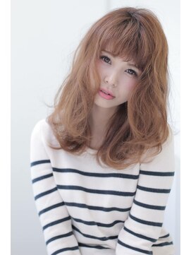 オウル(Owll) 大人モテヘア揺れるウェーブ[mignon]ワンレイヤー