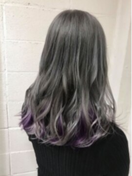 エーアイ 千石 巣鴨 白山店(Ai HAIR) ちらりと見えるデザインカラー