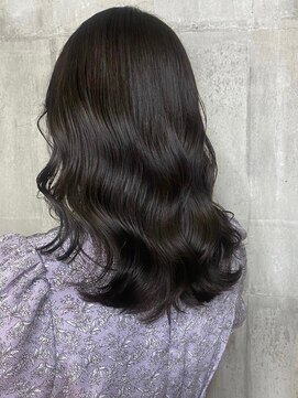 ポケット(pocket) 【violet hair**】暗髪透け感カラー