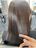 髪質改善カラー黒髪暗髪ナチュラルうる艶トリートメント