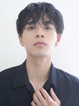 ジョエミバイアンアミ(joemi by Un ami) (joemi 新宿)メンズウェットヘア 色気マッシュ メンズパーマ