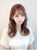 大人可愛いアンニュイウェーブペールベージュ透明感20代30代40代