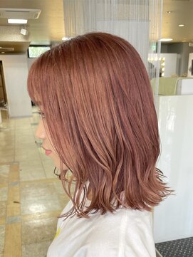 シャンプーボーイ 宮崎駅前店(SHAMPOO BOY) ハイトーンカラー☆ピンクベージュ(^^)