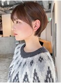 ブラウンショート_大人ガーリーチョコレートプリカール_ba443721