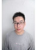 ツーブロックショート