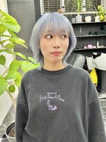 チュダック(ChuDuck)&nbsp;韓国風《ペールブルー》ブリーチ/ケアブリーチ/ダブルカラー