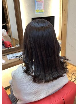 ロータス(LOTUS) アッシュグレージュ切りっぱなし韓国スタイル