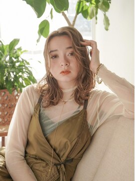 ラヴィズム 松崎店(LUVISM) ミディアム顔周りレイヤーおくれ毛前髪東区松崎