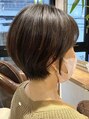 ナルヘアー 越谷(Nalu hair) 【白髪染め◎】襟足の癖を見極めたくびれショート♪大人女性に！