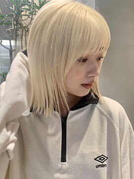 ミンクス 青山店(MINX) 【MINX】似合わせ小顔レイヤーボブウルフ_表参道/髪質改善