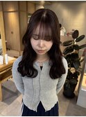 透明感溢れるラベンダーブラウン
