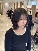 ボブレイヤーとこだわりの前髪顔周りカット