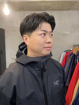 グッドプレイスアンドシング(Good Place&thing) メンズカットフェードテーパーフェードセンターパート