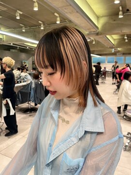 ダブ アオヤマ(DaB AOYAMA) コントラストローライトカラーデザインカラー顔まわりレイヤー