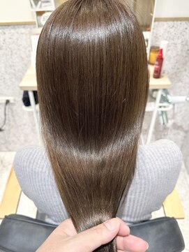 ゼストソエル(ZEST soell) 髪質改善カラー×酸性ストレートでつくる艶髪