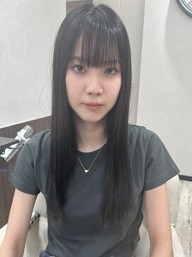 ベルヘアーデザイン 堺東(Belle hair Design) ロングヘア/ブルーブラック/アディクシーカラー
