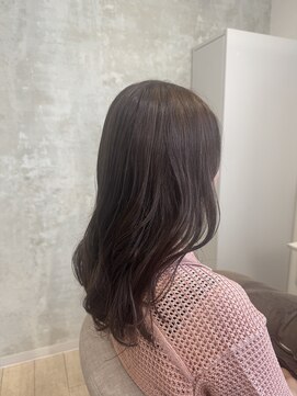 フランヘア 箱崎店(Flan hair) 透明感ミルクティーグレージュ