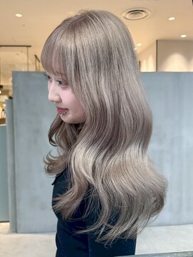 アルバム 池袋(ALBUM) ロング顔周りレイヤー韓国ヘア美髪_ba550931