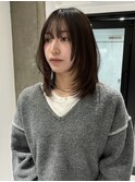レイヤーカットフェイスレイヤーミディアムレイヤー