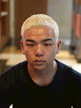 メリケンバーバーショップ コウベ(MERICAN BARBERSHOP KOBE) ダブルブリーチバズスパイキーパンク