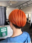 夏に向けてパキッとオレンジ