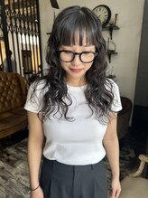 トレンチ(TRENCH)&nbsp;【 TSUJI 】ロング パーマ レイヤーカット スパイラルパーマ