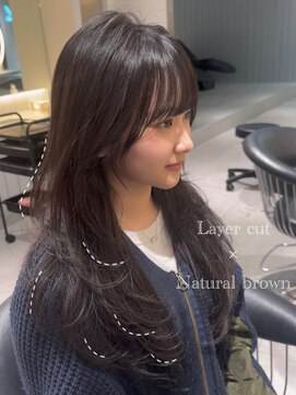 ロンドウル 熊本(Lond ulu) 韓国へア/ブリーチ/顔周りカット/ハイトーン/レイヤーカット/