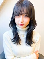 ヘアーズファイン(hair's fine)  20代30代40代大人可愛い韓国風艶感プリカール外はねボブディ