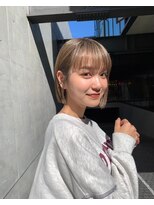 セイドット オモテサンドウ(Say. omotesando)&nbsp;Say.ボブミニボブヘーゼルグレージュアッシュブロンドブリーチ