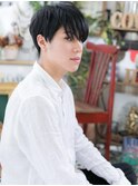 ■アッシュブラックツーブロックマッシュ108-2浦和20代30代40代