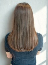 ヘアーメイク グロー(hair make grow) 白髪ぼかしハイライト ストレート 30代 40代 髪質改善ストレート