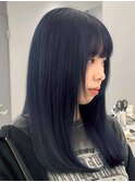 透明感/ブルーグレージュ/レイヤーカット