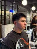 【BarBerBROS】優しい雰囲気　ローフェードのオシャレ坊主