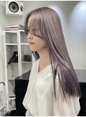 *ハッシュカットグレージュデザインカラーツートンカラー