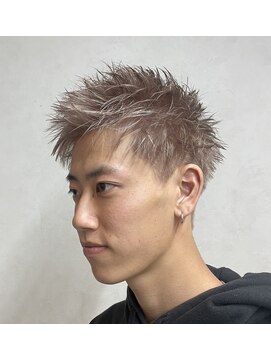 MEN’S HAIR/サーフカール/刈り上げセンターパート/千葉駅