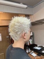 リリアン バイ リトル(Lilian by little)&nbsp;メンズ　抜きっぱなし　ツンツン　2ブリーチ