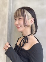 ロンドルーチェ 心斎橋(Lond luce)&nbsp;ダークアッシュ/ミディアムレイヤーカット［髪質改善/縮毛矯正］